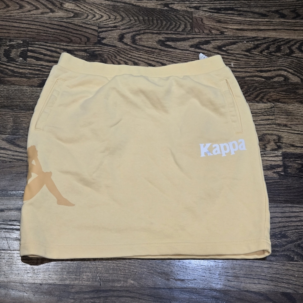Kappa Yellow Sweat Skirt Size Medium